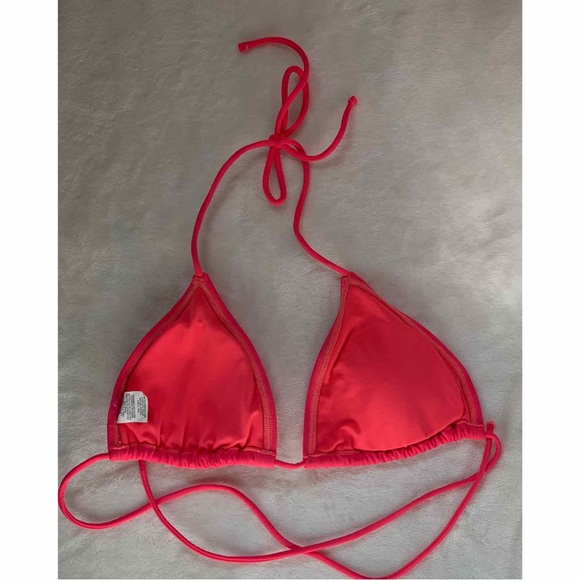 Hot Pink Bathing Suit Top - Picture 2 of 2